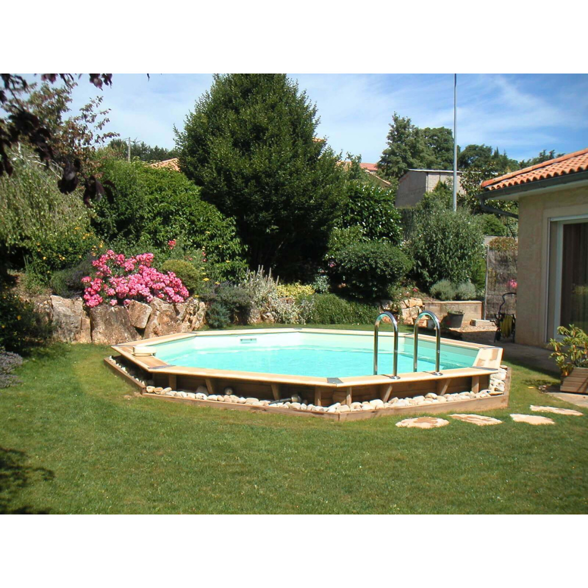 Piscine hors sol bois Océa - Ø 580 x H 130 cm – Image 2